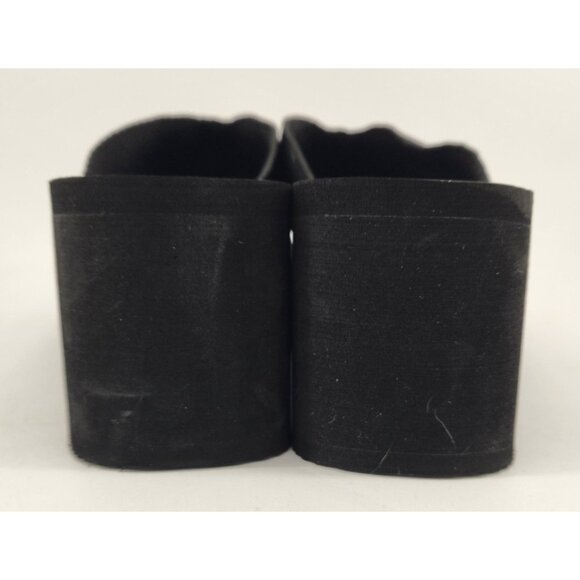 No Boundaries Womens Size 7 Chunky Y2K Inspired Platform Flip Flop Sandals Black - Picture 5 of 11